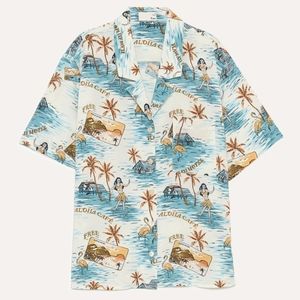 Aritzia Wilfred free Aloha Shirt S